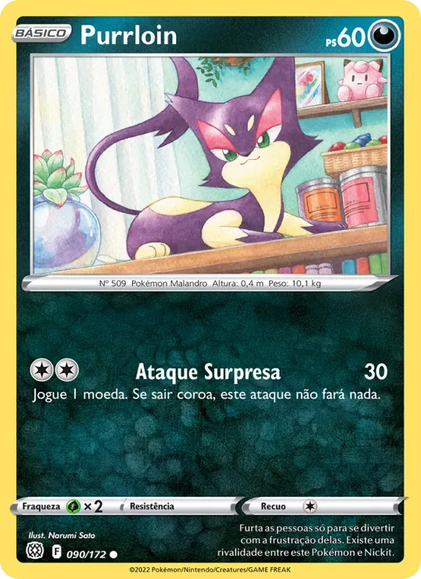 Purrloin 090/172 Astros Cintilantes