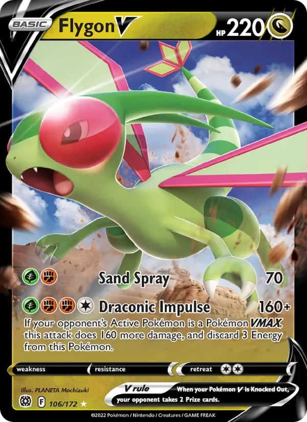 Flygon V 106/172 Astros Cintilantes