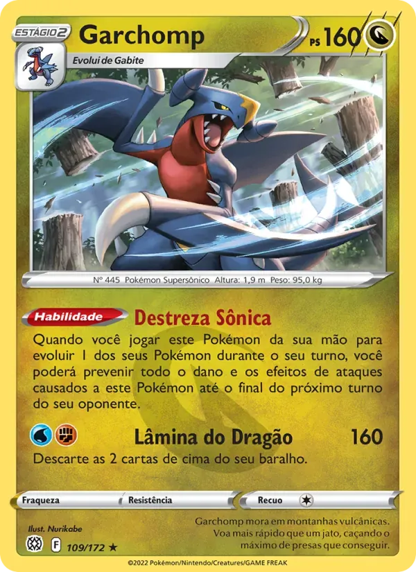 Garchomp 109/172 Astros Cintilantes