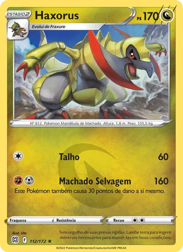 Haxorus 112/172 Astros Cintilantes