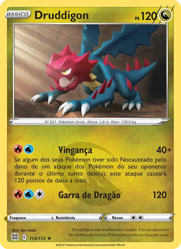 Druddigon 113/172 Astros Cintilantes