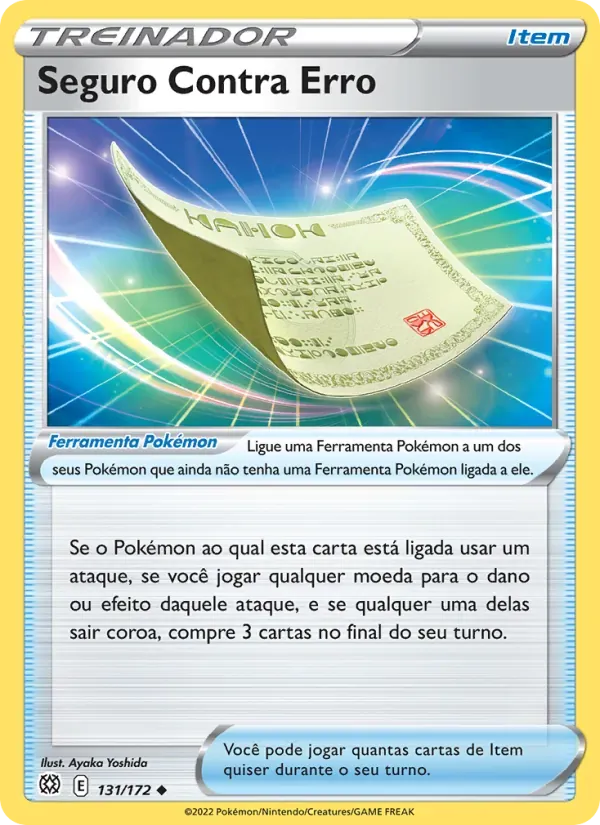 Seguro Contra Erro 131/172 Astros Cintilantes