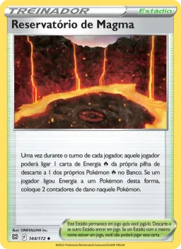 Reservatório de Magma 144 Astros Cintilantes