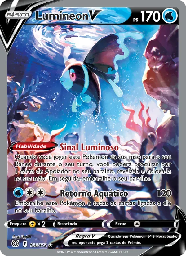 Lumineon V 156/172 Astros Cintilantes