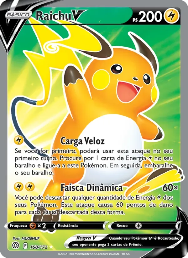 Raichu V 158/172 Astros Cintilantes