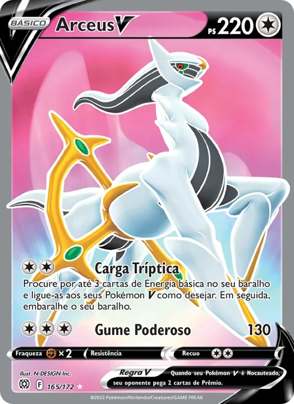 Arceus V 165/172 Astros Cintilantes