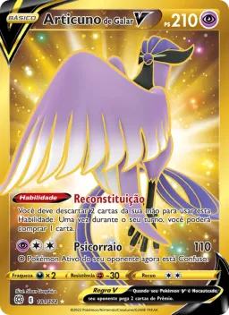 Articuno de Galar V 181 Astros Cintilantes