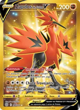 Zapdos de Galar V 182 Astros Cintilantes