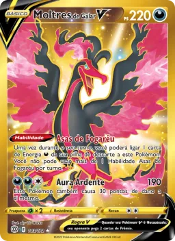 Moltres de Galar V 183 Astros Cintilantes