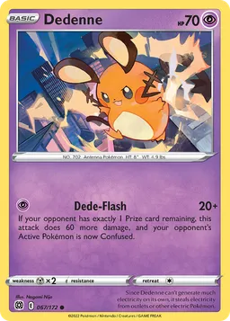 Dedenne TG07 Astros Cintilantes Galeria de Treinador