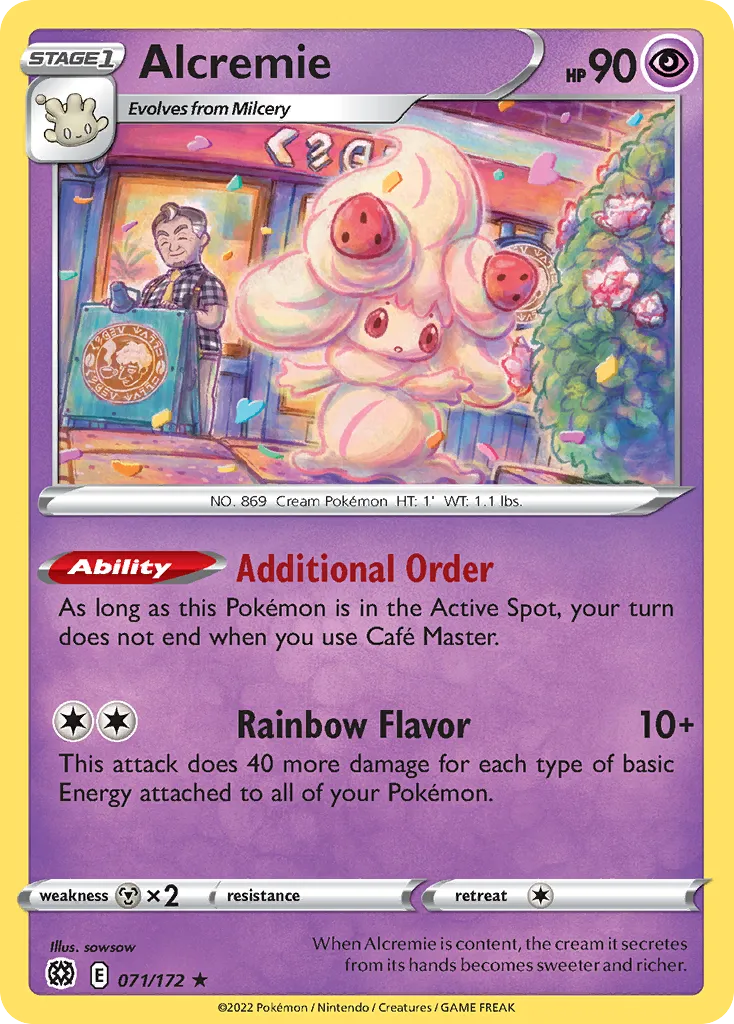 Alcremie TG08/30 Astros Cintilantes Galeria de Treinador