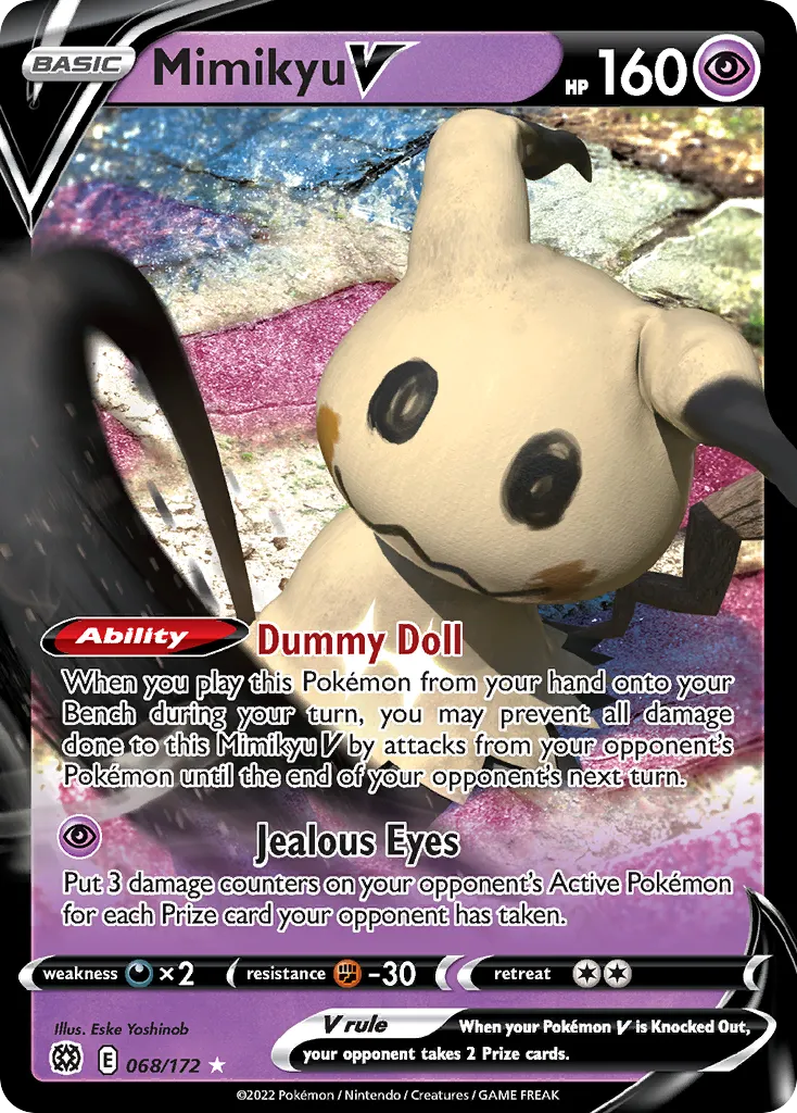 Mimikyu V TG16/30 Astros Cintilantes Galeria de Treinador