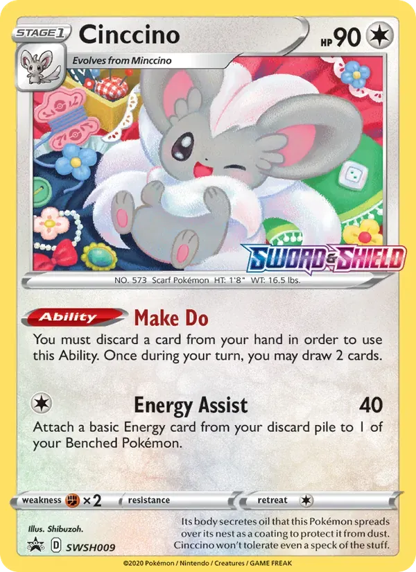 Cinccino SWSH009/307 ESES Promos