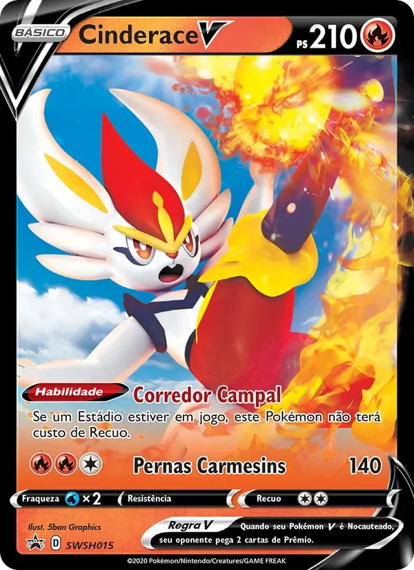Cinderace V SWSH015/307 ESES Promos