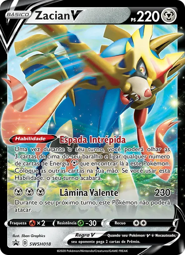 Zacian V SWSH018/307 ESES Promos