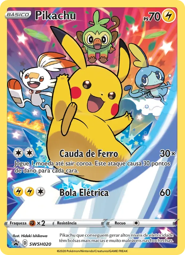 Pikachu SWSH020/307 ESES Promos