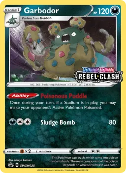 Garbodor SWSH025 ESES Promos