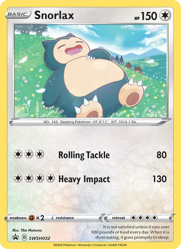 Snorlax SWSH032/307 ESES Promos