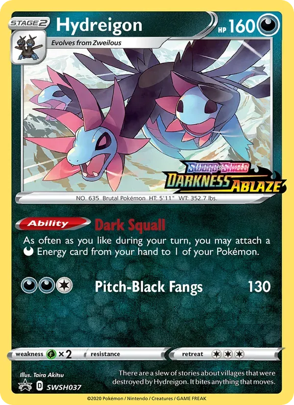 Hydreigon SWSH037/307 ESES Promos