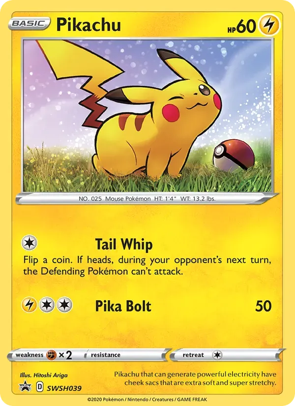 Pikachu SWSH039/307 ESES Promos