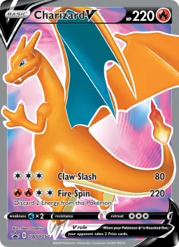 Charizard V SWSH050 ESES Promos