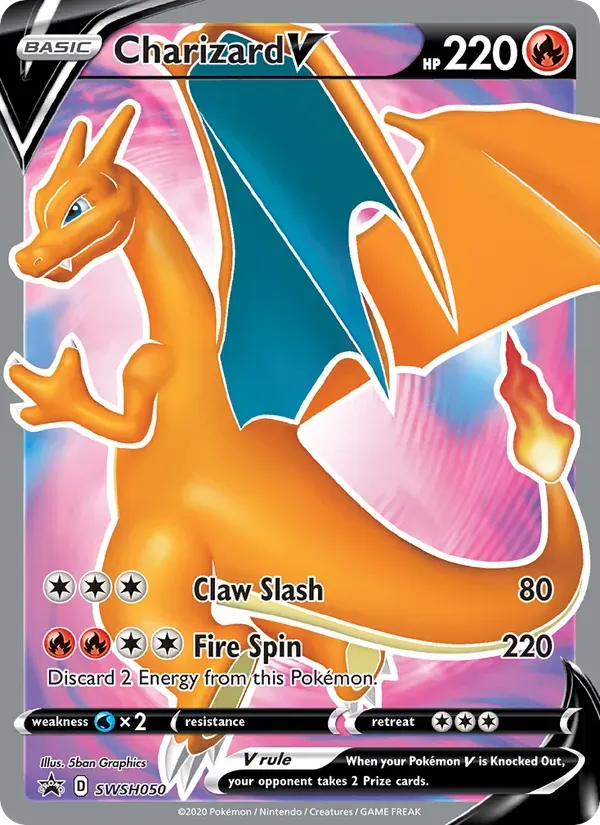 Charizard V SWSH050/307 ESES Promos