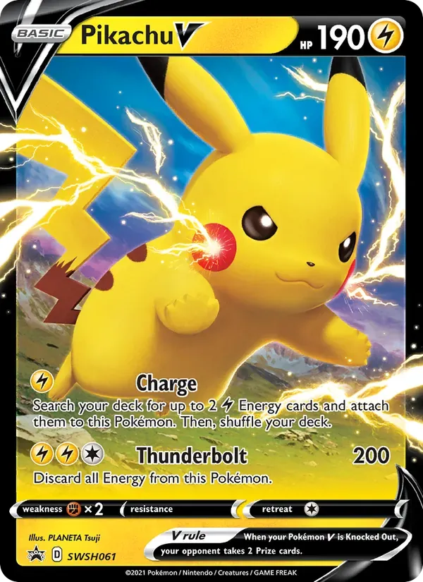 Pikachu V SWSH061/307 ESES Promos