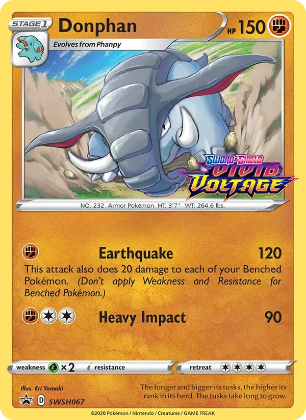 Donphan SWSH067/307 ESES Promos