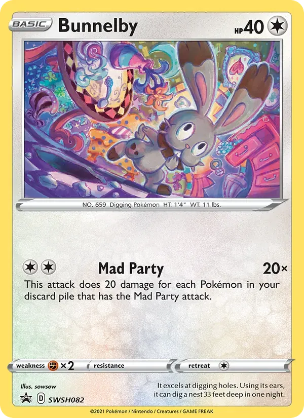 Bunnelby SWSH082/307 ESES Promos