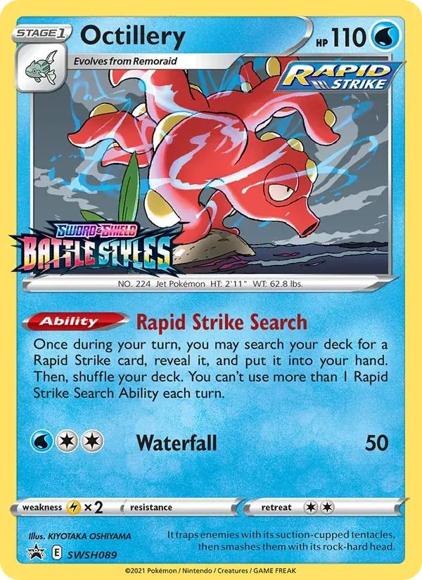 Octillery SWSH089/307 ESES Promos