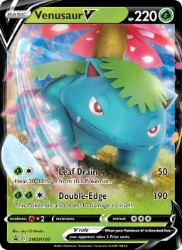 Venusaur V SWSH100 ESES Promos
