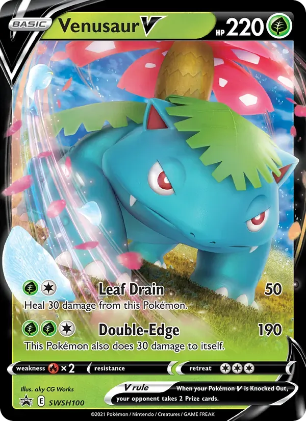 Venusaur V SWSH100/307 ESES Promos