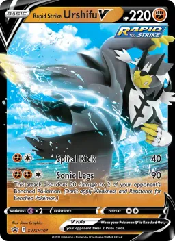 Urshifu Golpe Fluido V SWSH107 ESES Promos