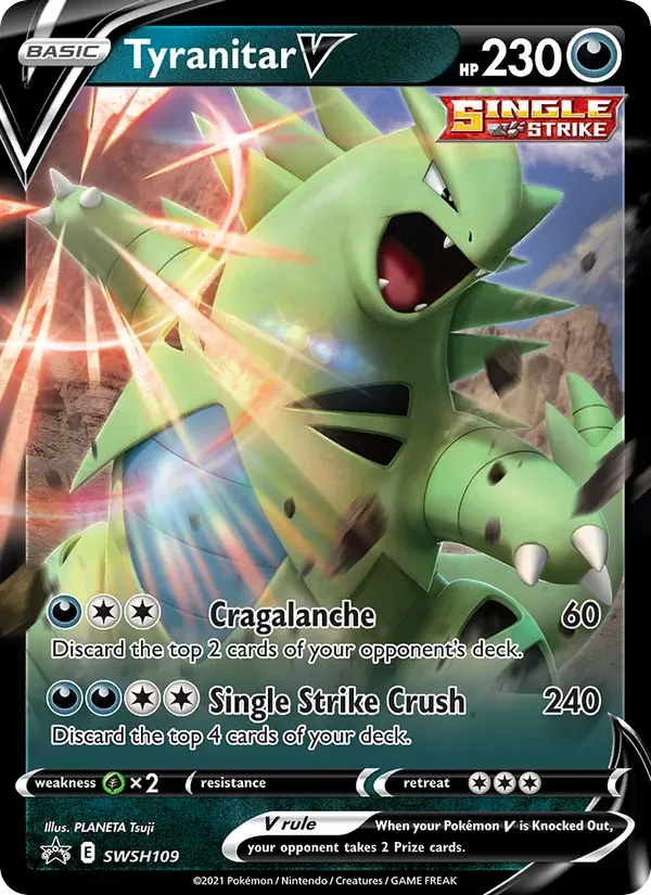 Tyranitar V SWSH109/307 ESES Promos
