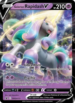 Rapidash de Galar V SWSH111 ESES Promos