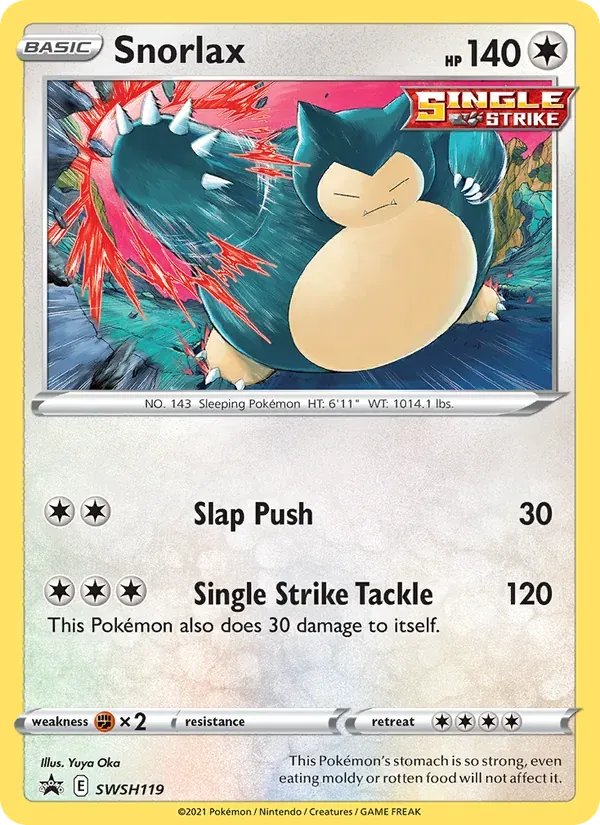 Snorlax SWSH119/307 ESES Promos