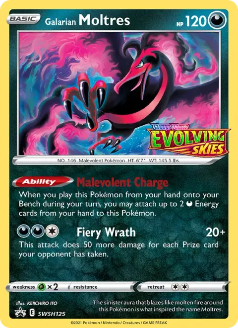 Moltres de Galar SWSH125/307