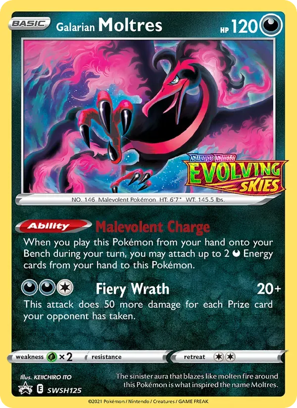Moltres de Galar SWSH125/307 ESES Promos
