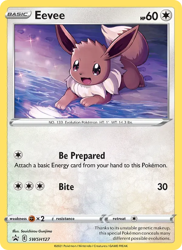 Eevee SWSH127/307 ESES Promos