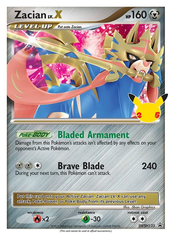 Zacian SWSH135/307 ESES Promos
