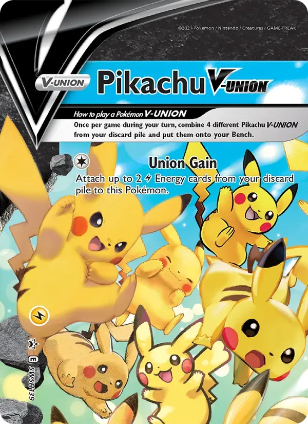 Pikachu V-UNIÃO SWSH139/307 ESES Promos