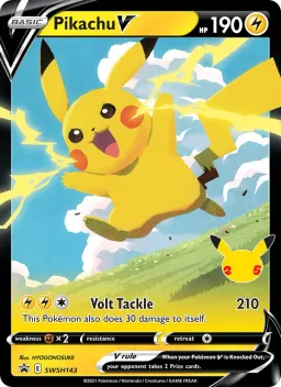 Pikachu V SWSH143 ESES Promos
