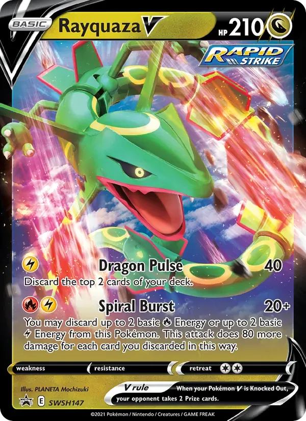 Rayquaza V SWSH147/307 ESES Promos