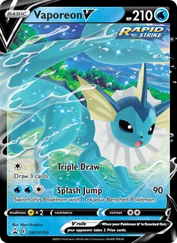 Vaporeon V SWSH150 ESES Promos