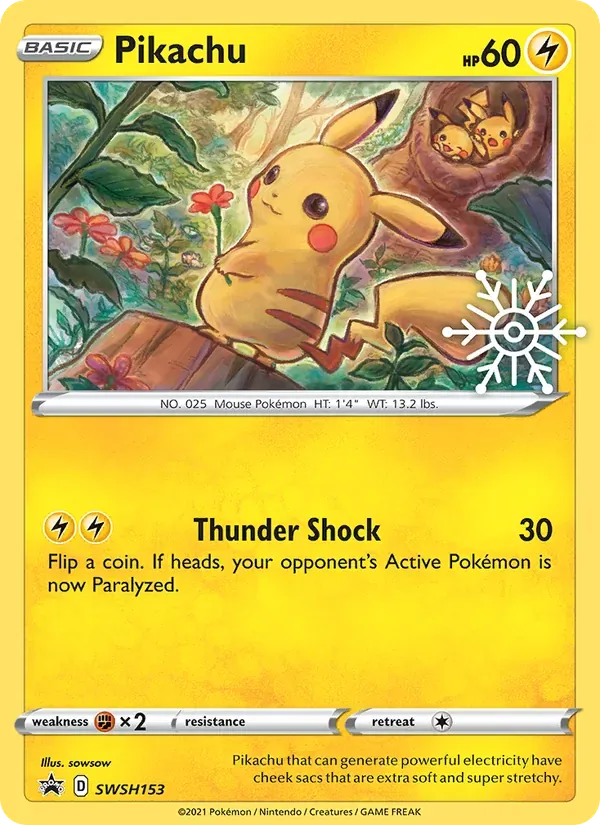 Pikachu SWSH153/307 ESES Promos