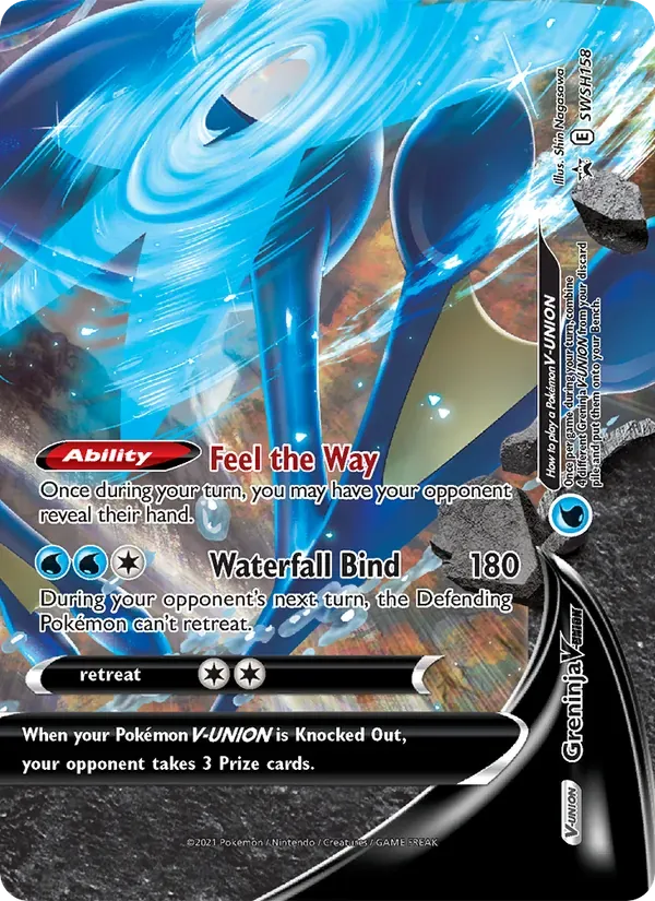 Greninja V-UNIÃO SWSH158/307 ESES Promos