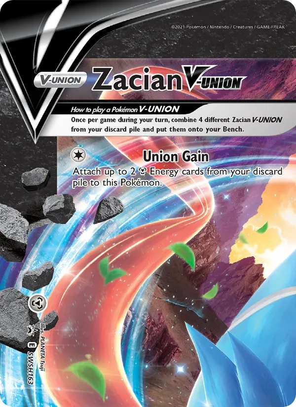Zacian V-UNIÃO SWSH163/307 ESES Promos