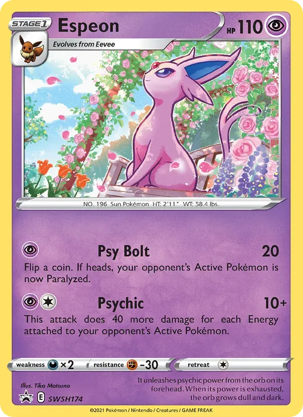 Espeon SWSH174/307 ESES Promos