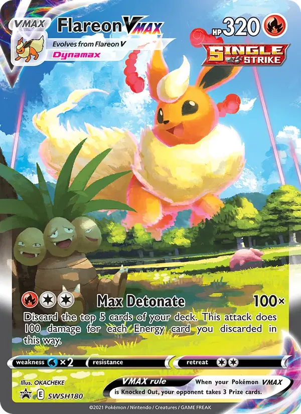 Flareon VMAX SWSH180/307 ESES Promos