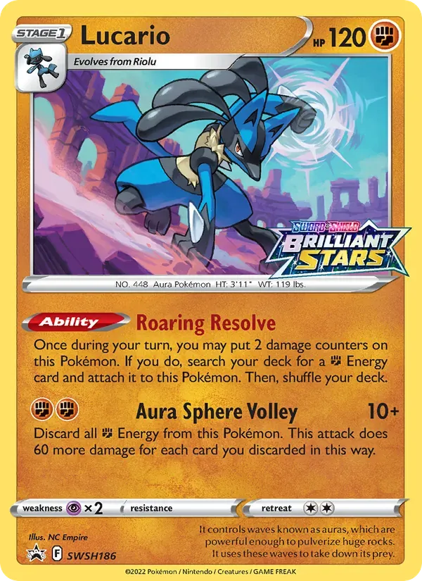 Lucario SWSH186/307 ESES Promos